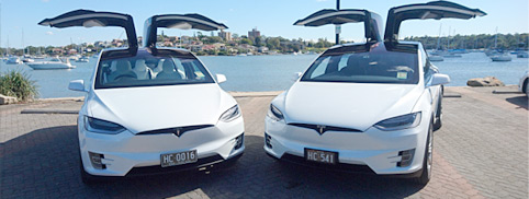 Tesla X – Zero Emissions Luxury SUV - Perfect for a wedding